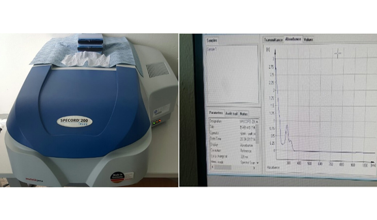 UV-vis spectroscopy 사진